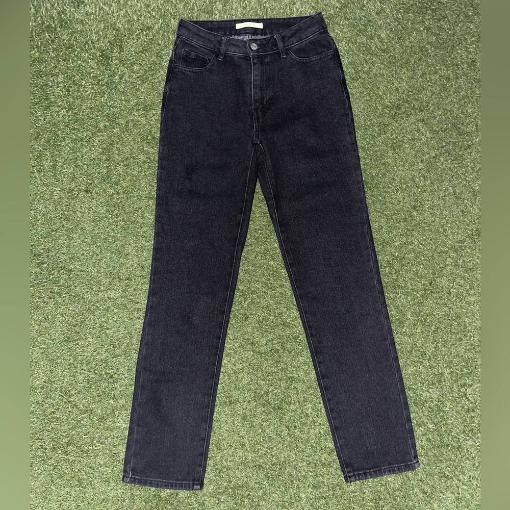 PacSun Women's Black Straight Leg Jeans